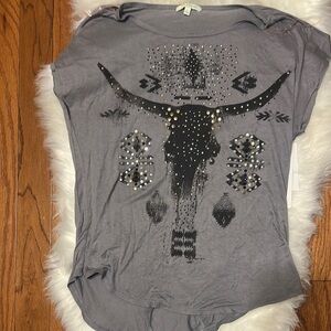 Chor Graphic Gray Short Sleeve T-Shirt